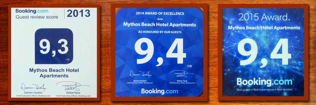 Mythos Beach Hotel Apartments Maleme  Exterior photo